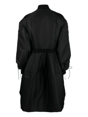 Peplum kabát na zip Simone Rocha černý