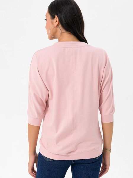 Хлопковая блузка Felix Hardy розовая