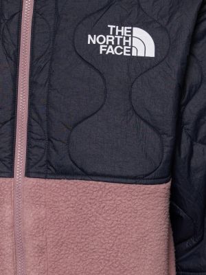 Fleecová bunda The North Face sivá