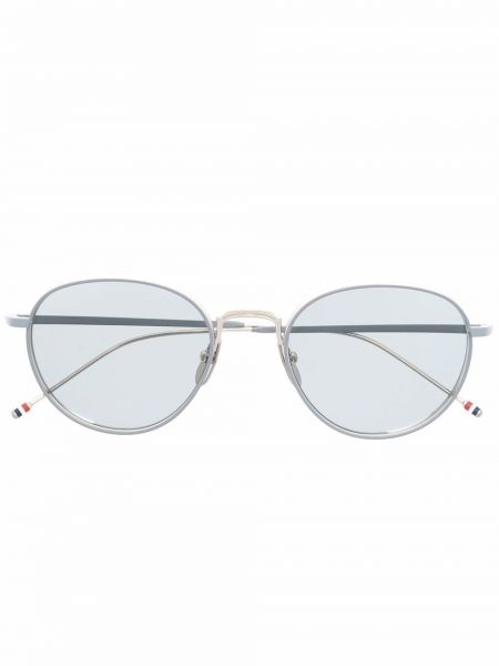 Thom Browne Eyewear gafas de sol TBS119 con montura redonda - Plateado