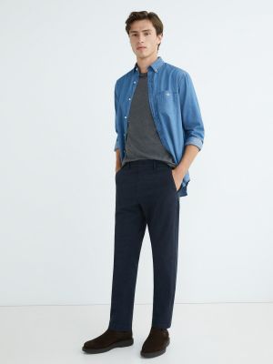 Pantalones chinos slim fit Gant azul