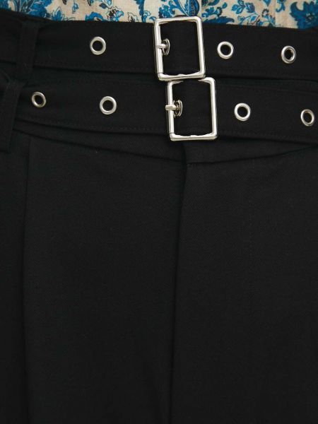 Pantaloni cu talie înaltă Answear Lab negru