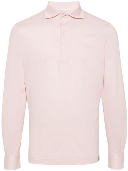 Polo majica Boggi Milano ružičasta