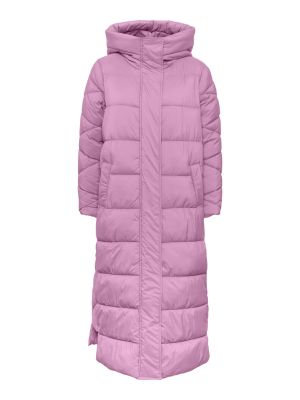Nylonový priliehavý zimný kabát na zips Y.a.s - fialová
