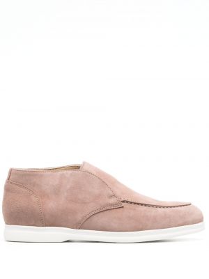 Pantofi loafer din piele de căprioară Doucal's roz