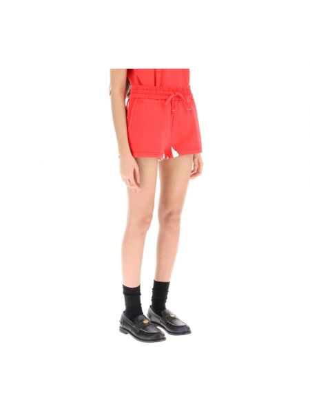 Pantalones cortos Miu Miu rojo