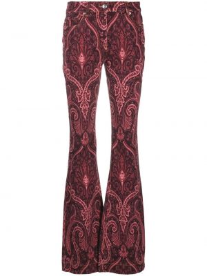 Paisley stretch jeans Etro rosa