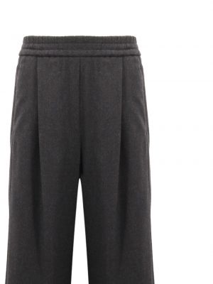 Pantalon large en flanelle Odeeh noir
