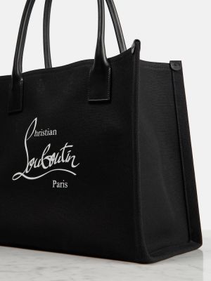 Τσάντα shopper Christian Louboutin μαύρο