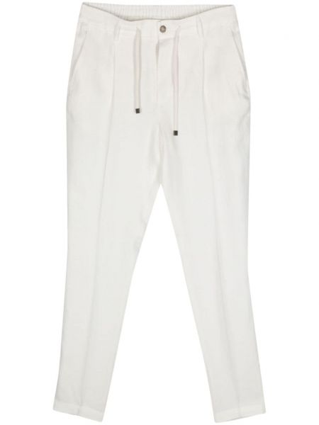 Lanene hlače Peserico bijela