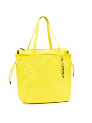 Nákupná taška Desigual žltá