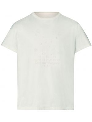 T-shirt aus baumwoll Maison Margiela weiß