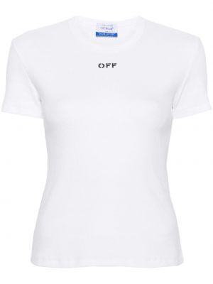 Koszulka bawełniana Off-white biała