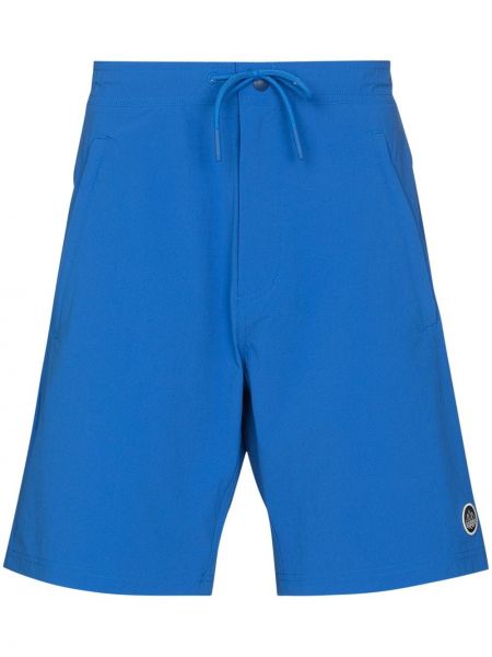 Pantalones cortos deportivos con capucha Adidas azul