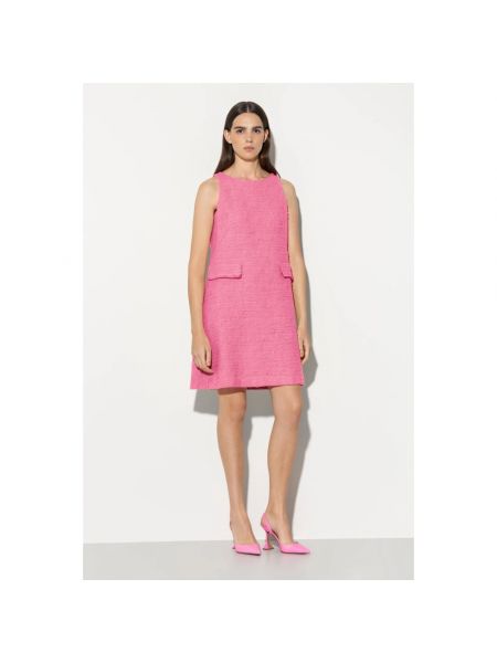 Tweed minikleid Luisa Cerano pink