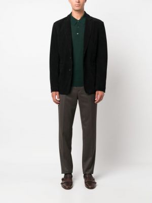 Vilnas džemperis ar pogām Fursac zaļš