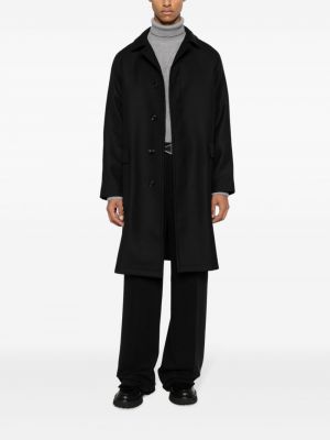 Mantel mit geknöpfter Tagliatore schwarz