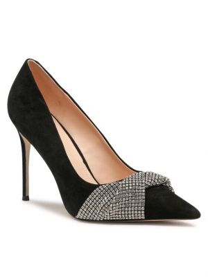 Полуотворени обувки с ток Eva Longoria черно