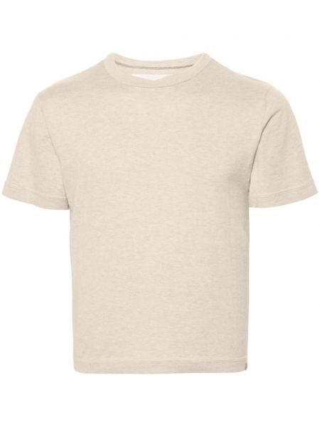 Strick kaschmir t-shirt Extreme Cashmere beige