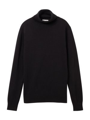 Пуловер Tom Tailor черно