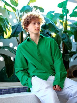 Košeľa Xhan zelená
