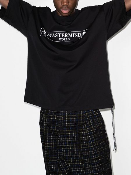 Oversized tričko Mastermind Japan černé