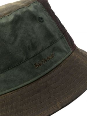 Bavlněný klobouk Barbour zelený