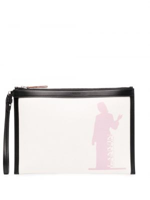 Чанта тип „портмоне“ с принт с абстрактен десен Lanvin