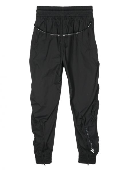Kalhoty s potiskem Adidas By Stella Mccartney černé