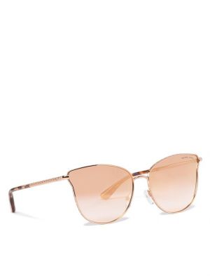 Слънчеви очила от розово злато Michael Kors розово
