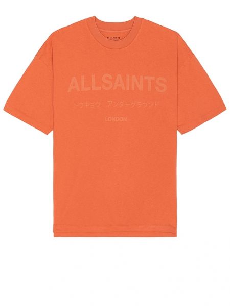 Camicia Allsaints arancione