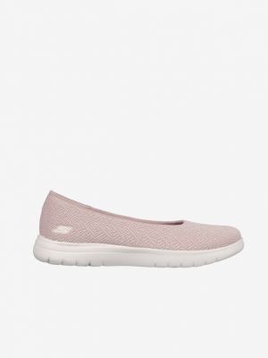 Pantofi sport slip-on slip-on Skechers roz