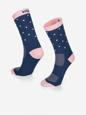 Bodkované bodkované športové ponožky Kilpi modrá