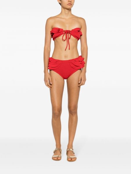 Bikini z falbankami Clube Bossa czerwony