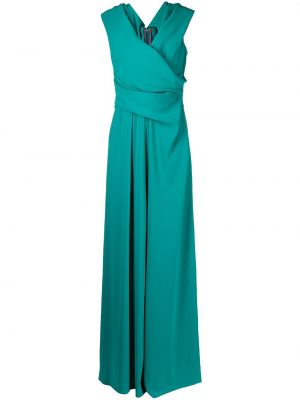 Ολόσωμη φόρμα ντραπέ Talbot Runhof πράσινο