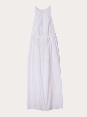 Vestido midi de algodón Xirena blanco