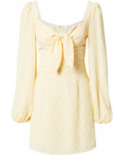 The Frolic Košeľové šaty  žltá / biela