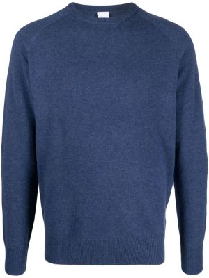 Vilnas džemperis ar apaļu kakla izgriezumu Aspesi zils
