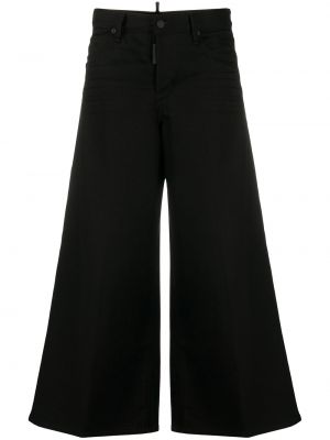Pantalones con estampado Dsquared2 negro