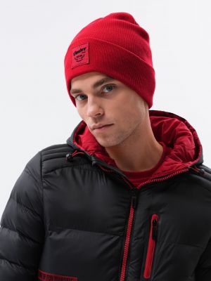 Čepice Ombre Clothing červený