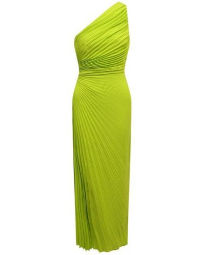 Шелковое платье Valentino Зеленое
