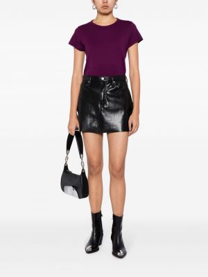 Kokvilnas t-krekls Rag & Bone violets