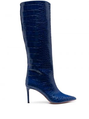 Kožené kotníkové boty Giuliano Galiano modré