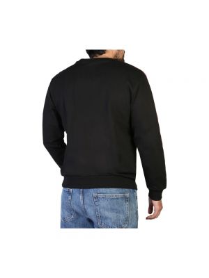 Bluza z długim rękawem w jednolitym kolorze Moschino czarna