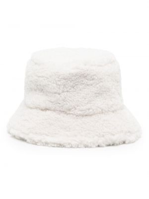 Fleecový klobouk Apparis bílý