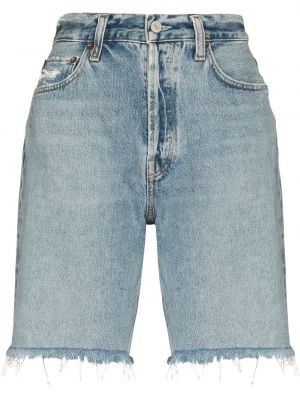 Shorts di jeans Agolde blu