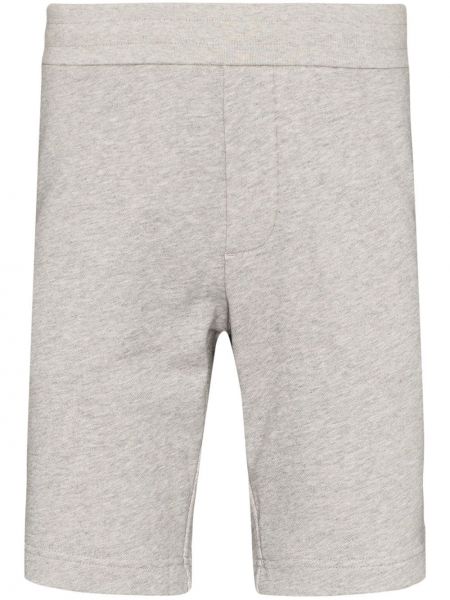 Pantalones cortos deportivos a rayas Moncler gris