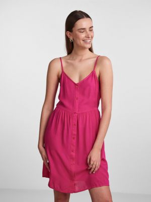 Sukienka Pieces różowa