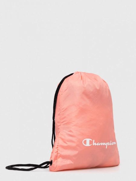 Plecak z nadrukiem Champion różowy