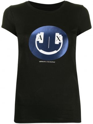 Camiseta Armani Exchange negro